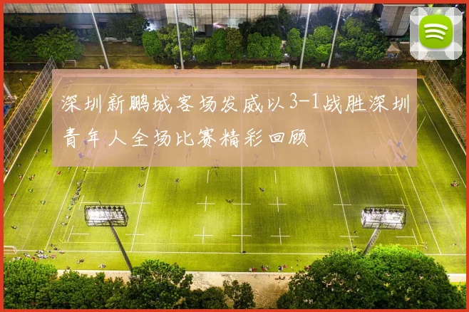 深圳新鹏城客场发威以3-1战胜深圳青年人全场比赛精彩回顾